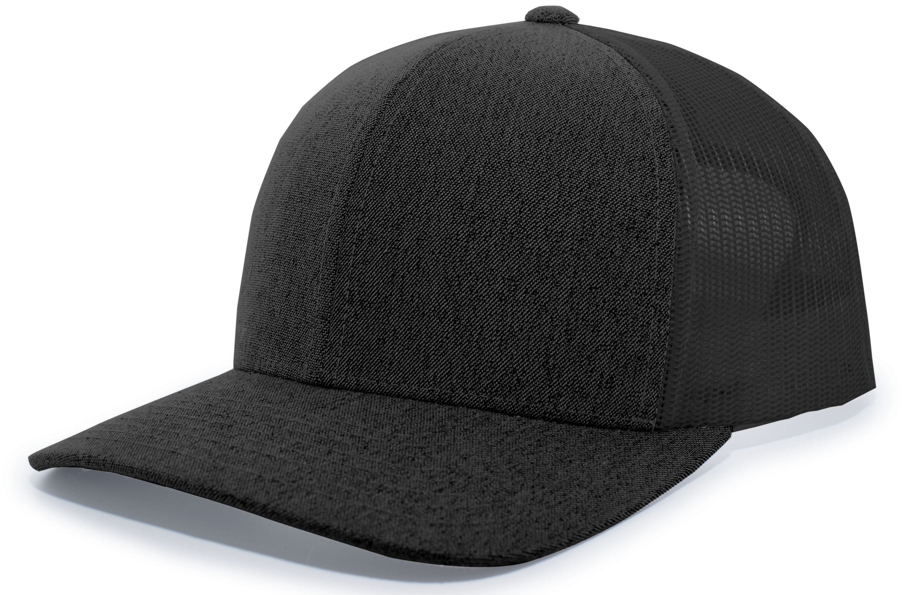 Augusta Sportswear 110C Heather Trucker Snapback Cap