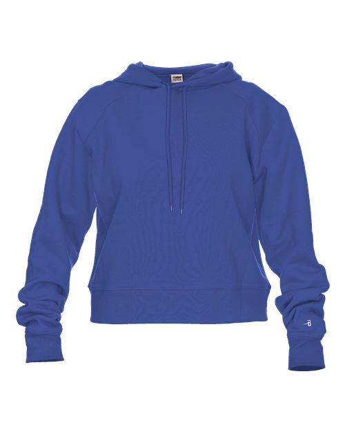 Badger 1261 Women's Crop Hooded Sweatshirt
