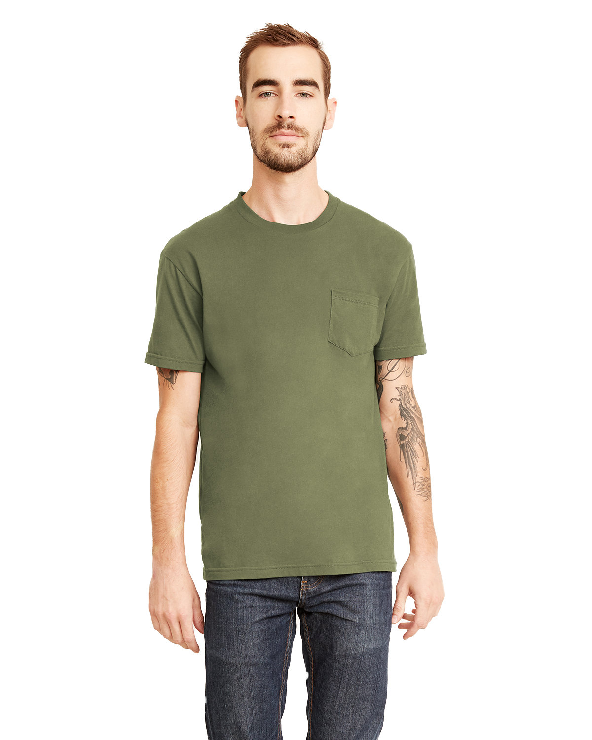 Next Level Apparel 3605 Unisex Pocket Crew