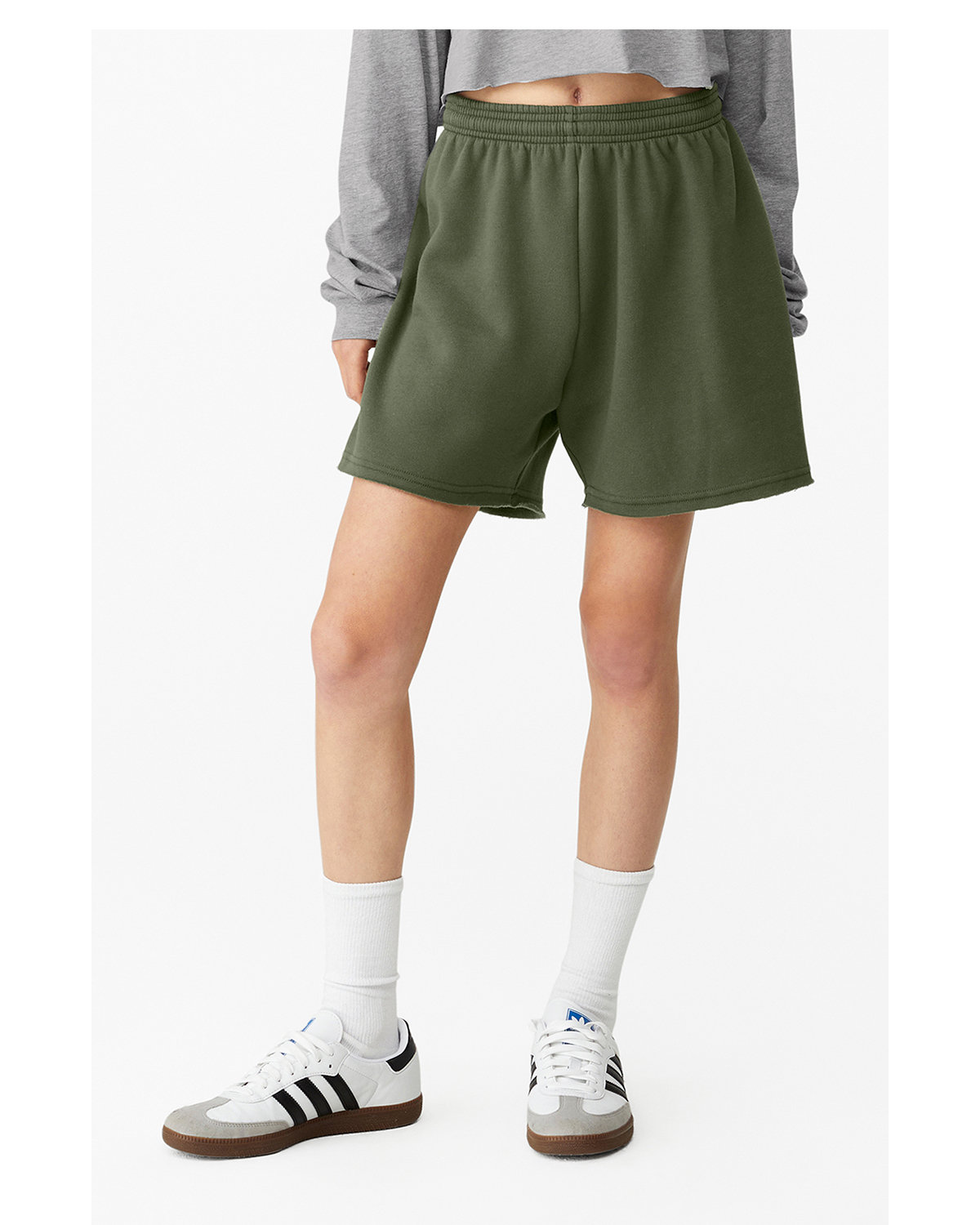 Bella + Canvas 3797 Women's Cutoff Sweat Short