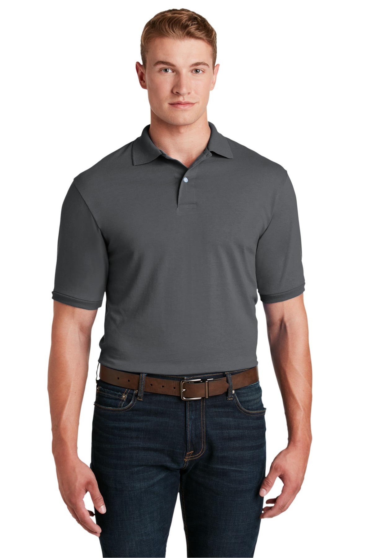 Jerzees 437M SpotShield 5.4-Ounce Jersey Knit Sport Shirt