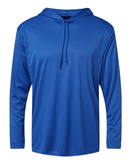 Badger 4105 B-Core Hooded Long Sleeve T-Shirt