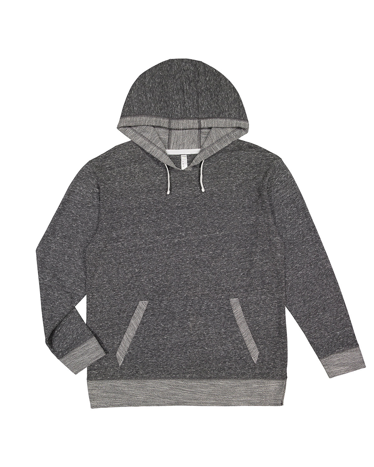 LAT 6779 Adult Harborside Melange French Terry Hooded Sweatshirt
