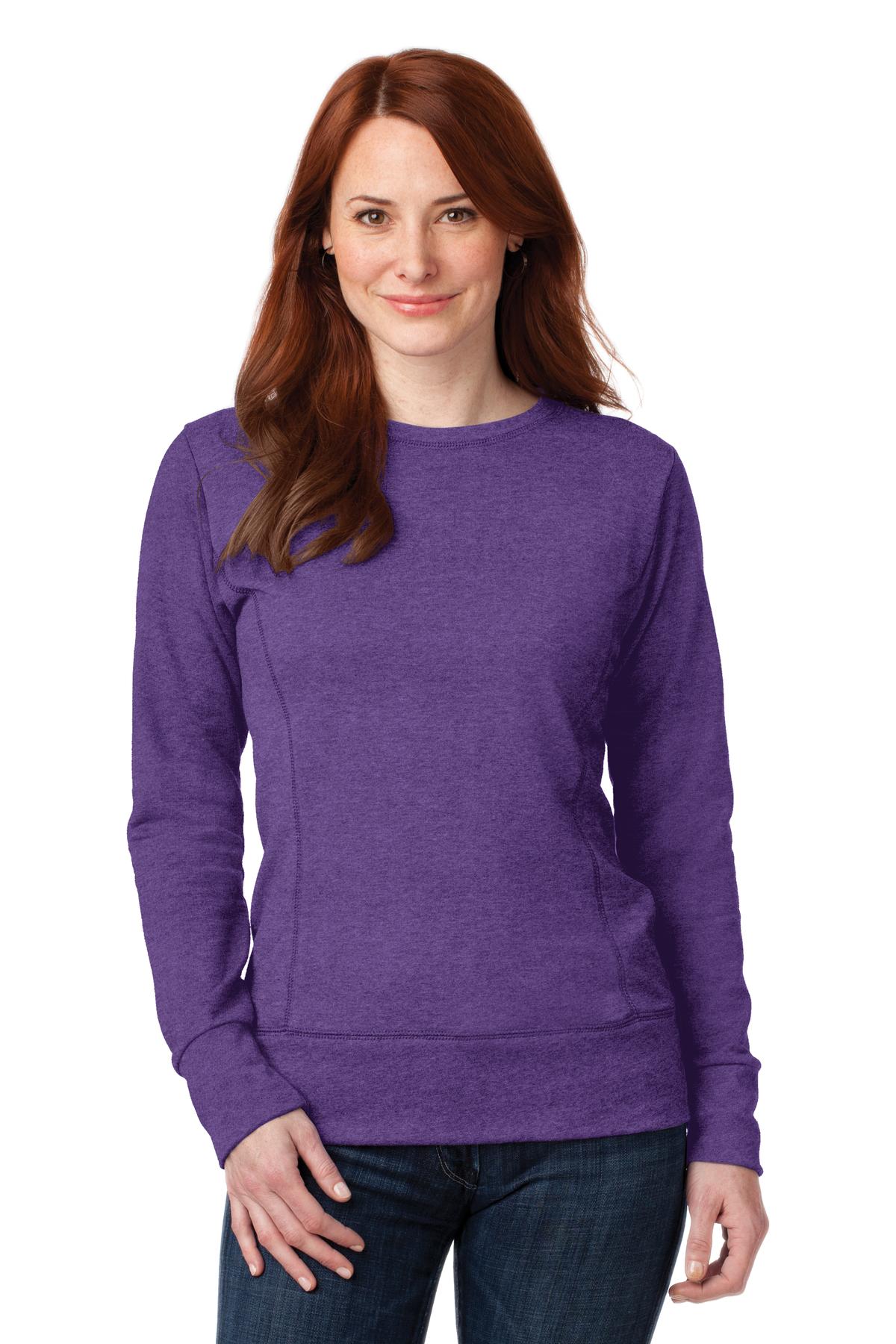 Anvil 72000L DISCONTINUED Ladies French Terry Crewneck Sweatshirt
