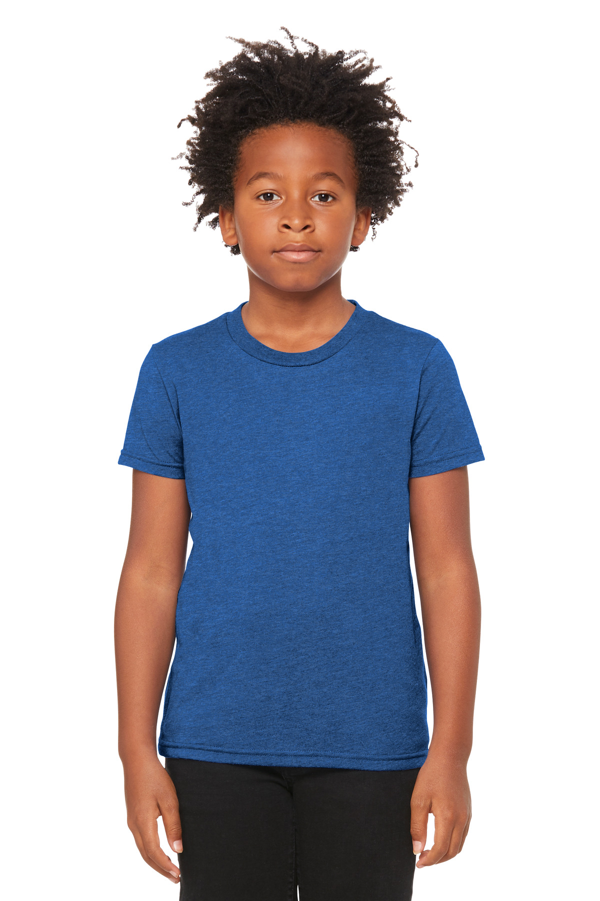 Bella + Canvas BC3001YCVC Youth Heather CVC Tee