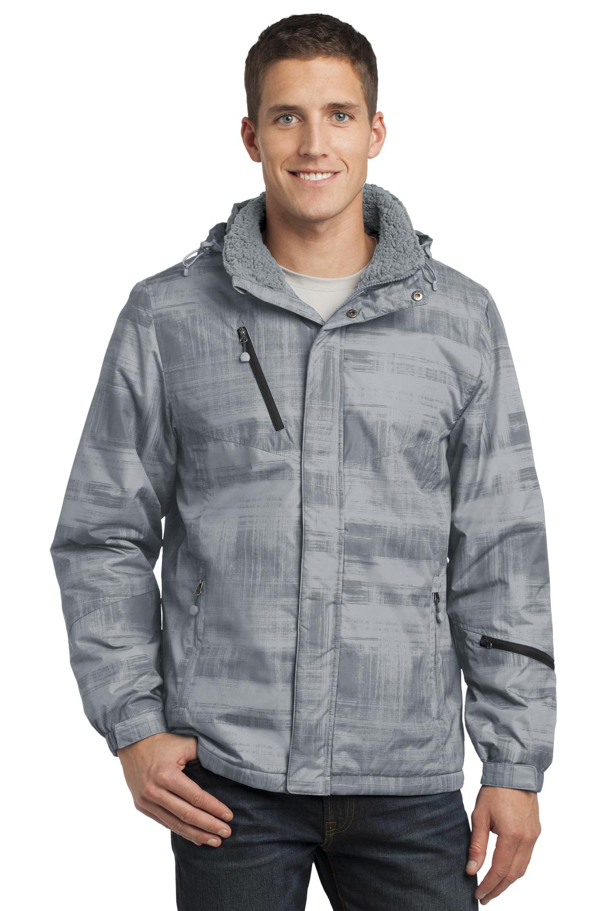 Port Authority J320 DISCONTINUED Brushstroke Print Insulated Jacket
