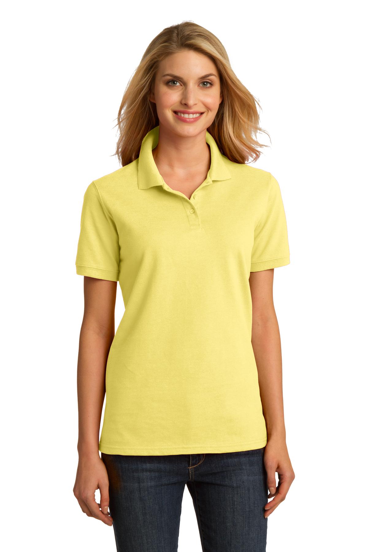 Port & Company LKP150 DISCONTINUED Ladies Ring Spun Pique Polo
