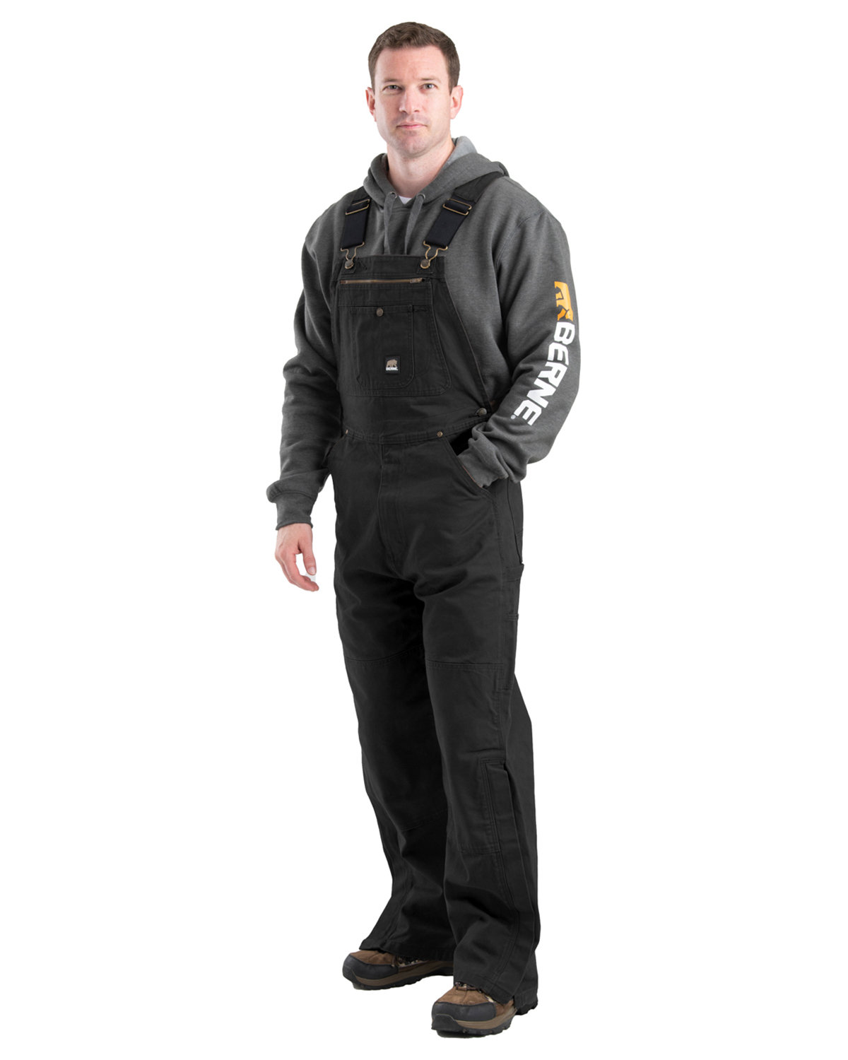 Berne B1068 Acre Unlined Washed Bib Overall