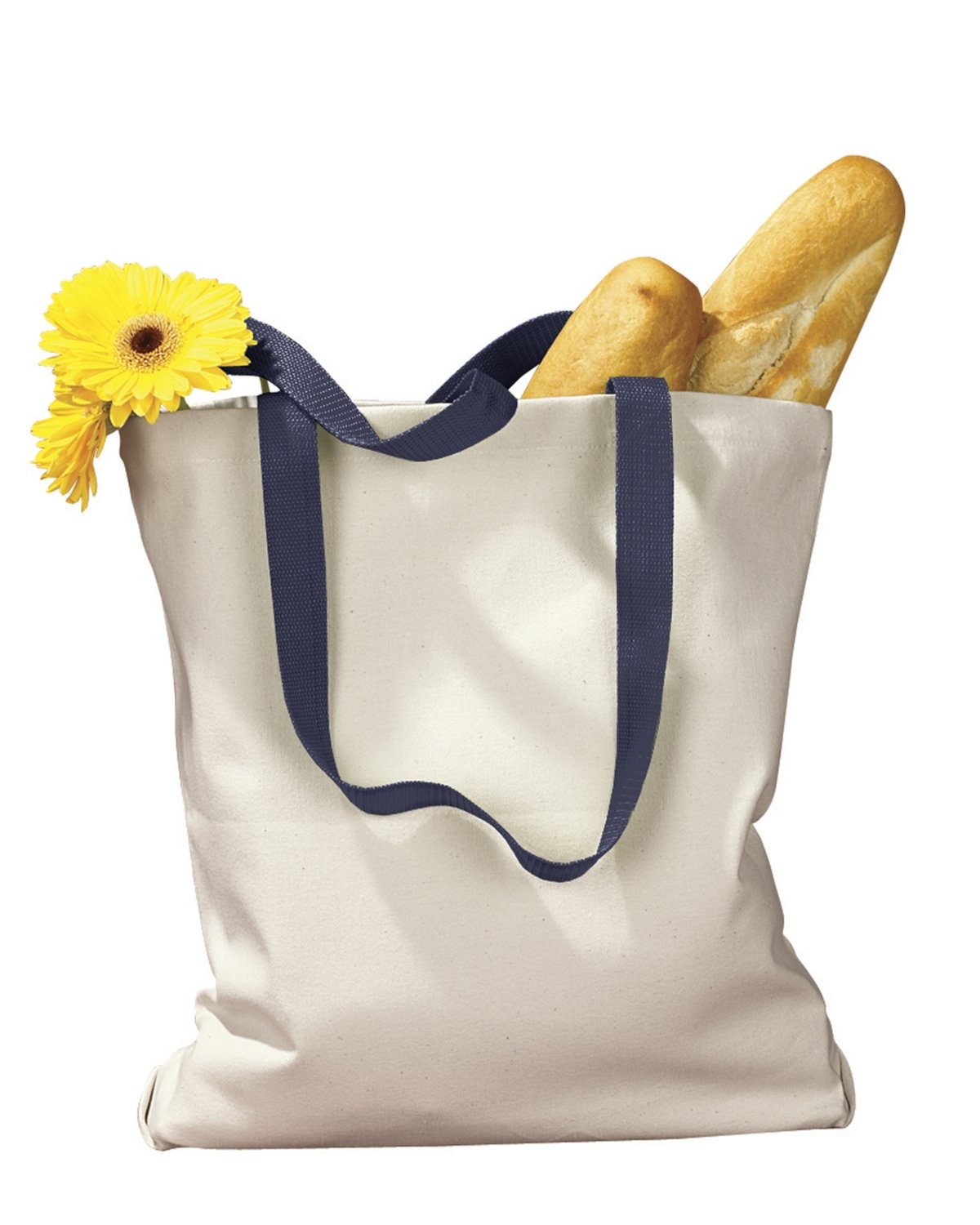 BAGedge BE010 Canvas Tote with Contrasting Handles