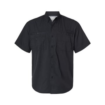 Paragon 700 Hatteras Performance Short Sleeve Fishing Shirt - S - Black