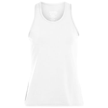 Augusta Sportswear 1203 Girls' Polyester Spandex Racer Tank - WHITE