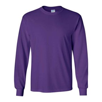 Gildan 2400 Ultra Cotton® Long Sleeve T-Shirt - 5XL - Purple
