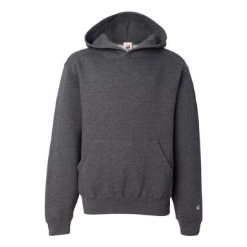 Badger 2254 Youth Hooded Sweatshirt - S - Purple