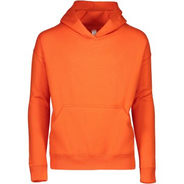 LAT 2296 Youth Pullover Fleece Hoodie - ORANGE