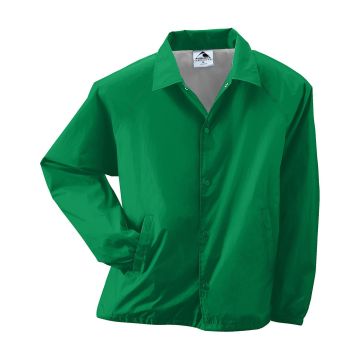 Augusta Sportswear 3100 Unisex Nylon Coach's Jacket - KELLY