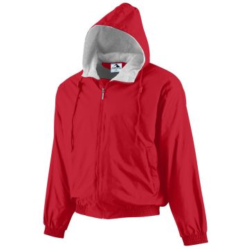 Augusta Sportswear 3280 Hooded Taffeta Jacket - RED