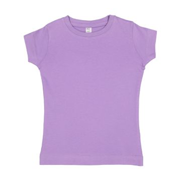 Rabbit Skins 3316 Toddler Girls' Fine Jersey T-Shirt - LAVENDER