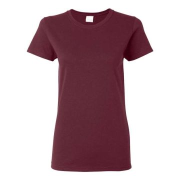 Gildan 5000L Heavy Cotton™ Women’s T-Shirt - S - Maroon