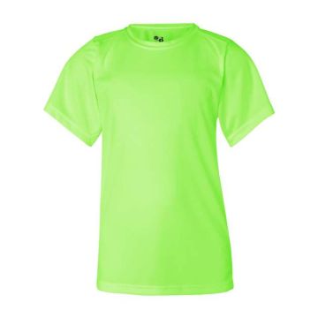 Badger 2120 Youth B-Core T-Shirt - XS - Lime