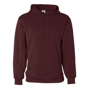 Badger 1454 Performance Fleece Hooded Sweatshirt - S - Maroon