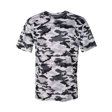 Badger 4181 Camo T-Shirt - XS - White
