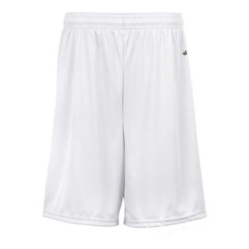 Badger 2107 Youth B-Dry 6" Shorts - XS - White