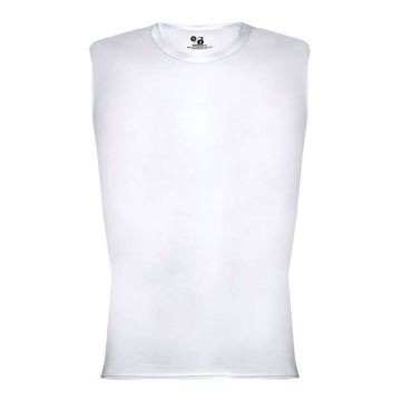 Badger 4631 Pro-Compression Sleeveless T-Shirt - S - White