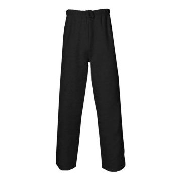 Badger 2277 Youth Open-Bottom Sweatpants - S - Black