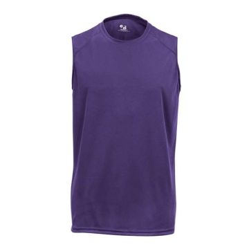 Badger 4130 B-Core Sleeveless T-Shirt - S - Purple