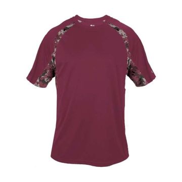 Badger 4140 Hook Digital T-Shirt - S - Maroon