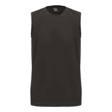 Badger 2130 Youth B-Core Sleeveless T-Shirt - XS - Black