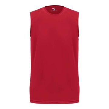 Badger 2130 Youth B-Core Sleeveless T-Shirt - S - Red