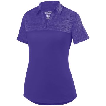 Augusta Sportswear 5413 Ladies' Shadow Tonal?Heather Polo - PURPLE
