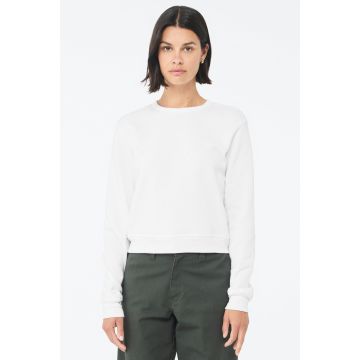 Bella + Canvas 7511 Ladies' Classic Pullover Crewneck - WHITE