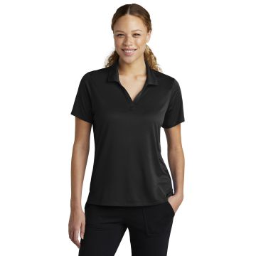 Sport-Tek LST535 Sport-Tek &#174;  Ladies Sideline Polo LST535 - Black