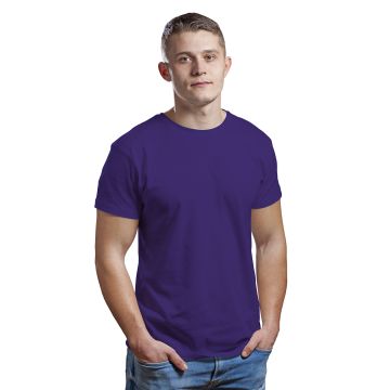 Bayside BA9500 Unisex 4.2 oz., 100% Cotton Fine Jersey T-Shirt - PURPLE