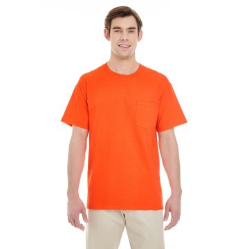 Gildan G530 Unisex Heavy Cotton Pocket T-Shirt - ORANGE