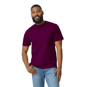 Gildan G650 Unisex Softstyle Midweight T-Shirt - MAROON