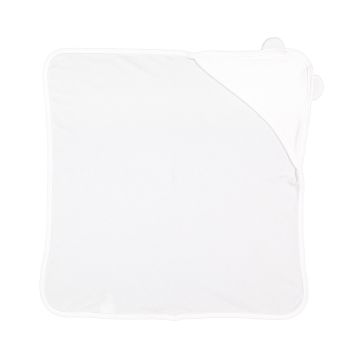 Rabbit Skins RS1013 Infant Hooded Terry Cloth Towel With Ears - WHITE