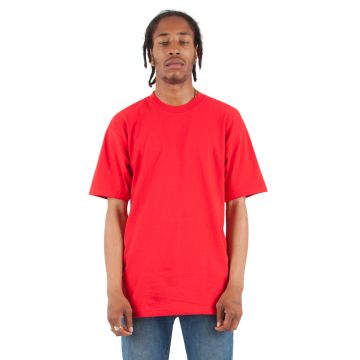 Shaka Wear SHMHSST Tall 7.5 oz., Max Heavyweight Short-Sleeve T-Shirt - RED