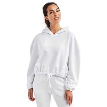TriDri TD085 Ladies' Cropped Maria Hoodie - WHITE