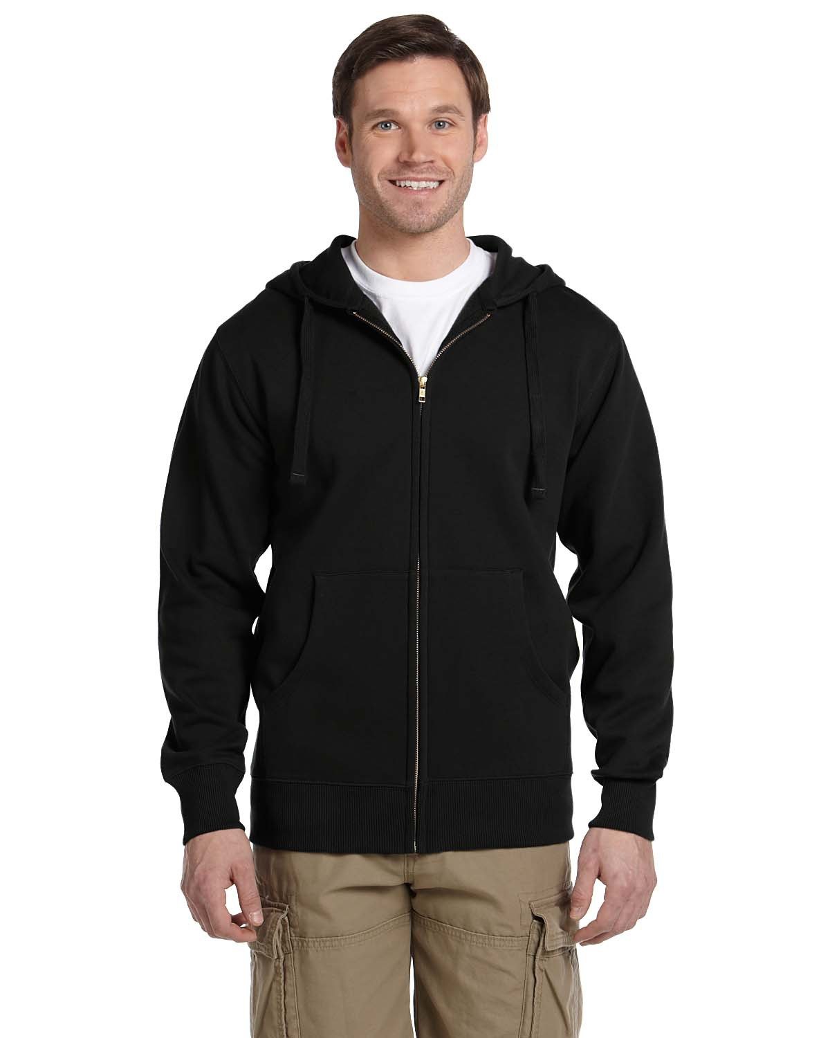 econscious EC5650 Unisex Heritage Full-Zip Hooded Sweatshirt