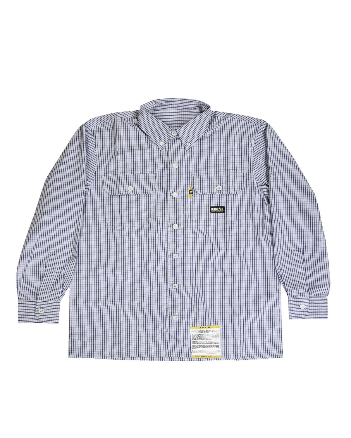 Berne FRSH21T Men's Tall Flame-Resistant Down Plaid Work Shirt