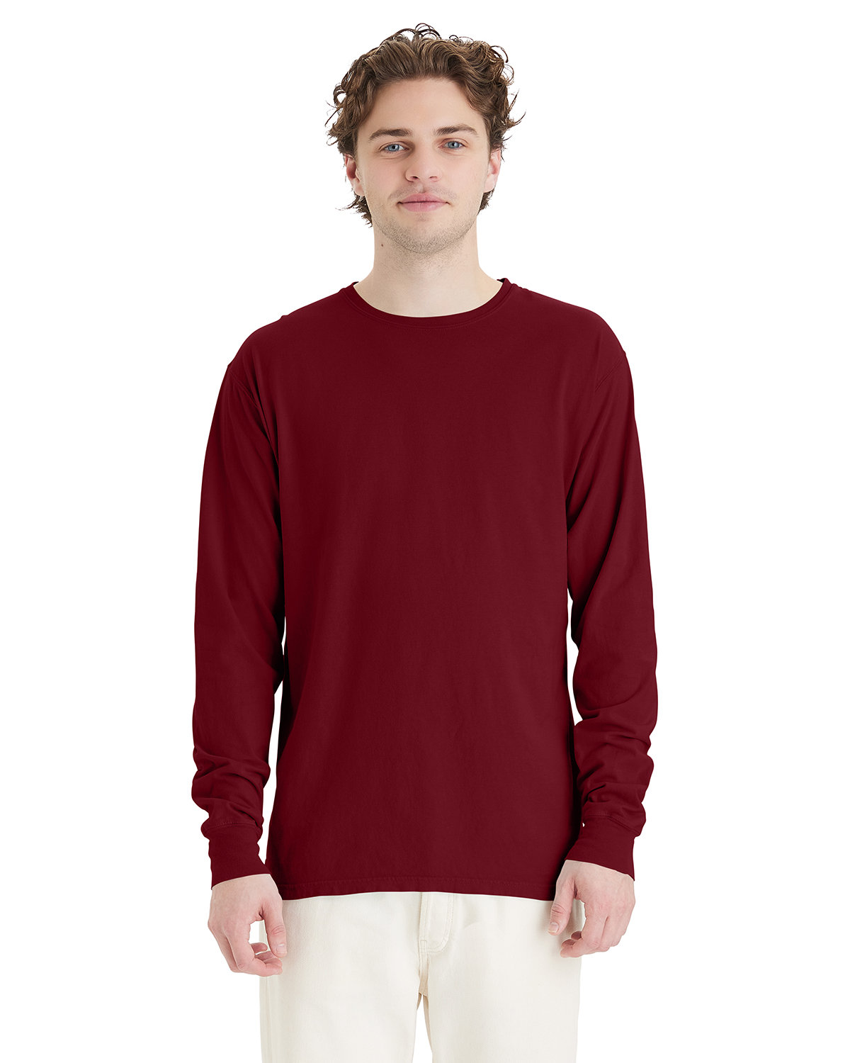 ComfortWash by Hanes GDH200 Unisex Garment-Dyed Long-Sleeve T-Shirt