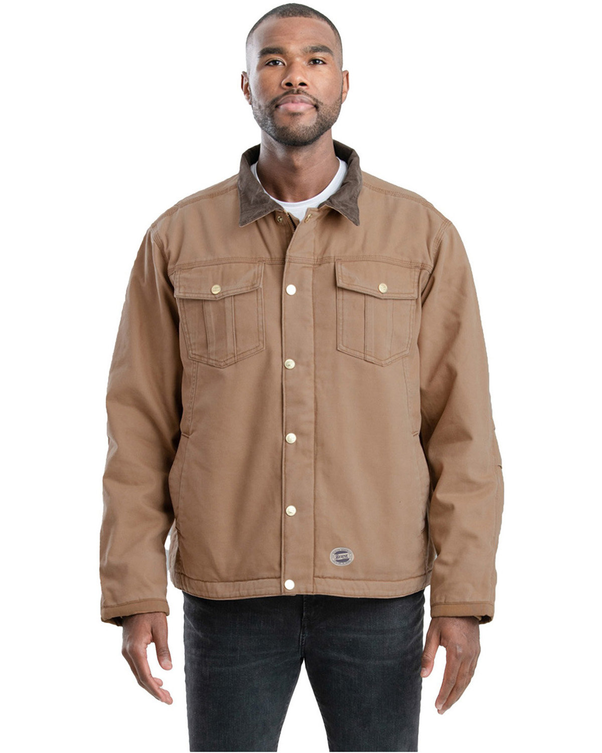 Berne J58 Unisex Vintage Washed Sherpa-Lined Work Jacket