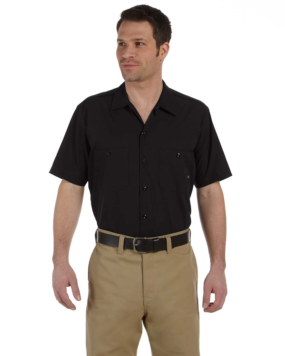 Dickies LS535 Men's 4.25 oz. Industrial Short-Sleeve Work Shirt
