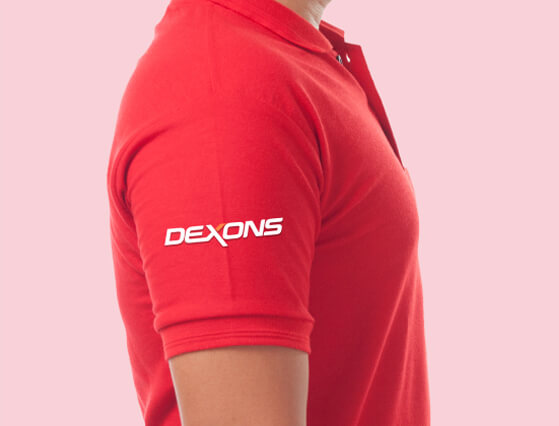 Custom Screen-Printed Polos